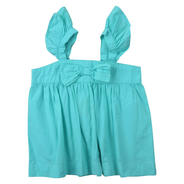 Blouse met korte mouwen - Zara - 3-4 jaar 104 cm – Tweedehands baby- en kinderkleding van Zara – Les Ptits Potes