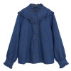 Bluse mit langen Ärmeln - Mango - 2-3 Jahre 98 cm – Secondhand-Babykleidung/-Kinderkleidung von Mango – Les Ptits Potes