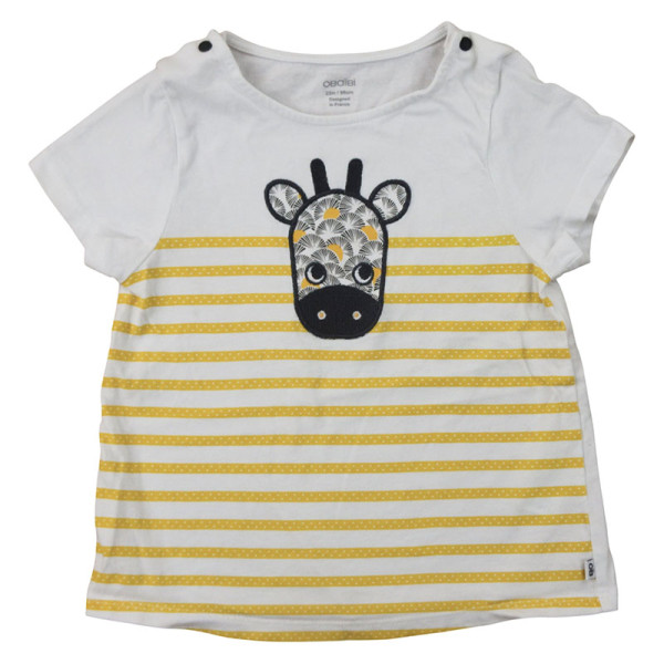 T-Shirt - OBAÏBI - 23 mois (86) – Vêtement d’occasion bébé/enfant Okaidi-Obaibi – Les Ptits Potes