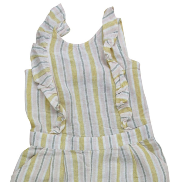 Langer Overall - Grain de blé - 116 cm (6 Jahre) – Secondhand-Babykleidung/-Kinderkleidung von Grain de blé – Les Ptits Potes
