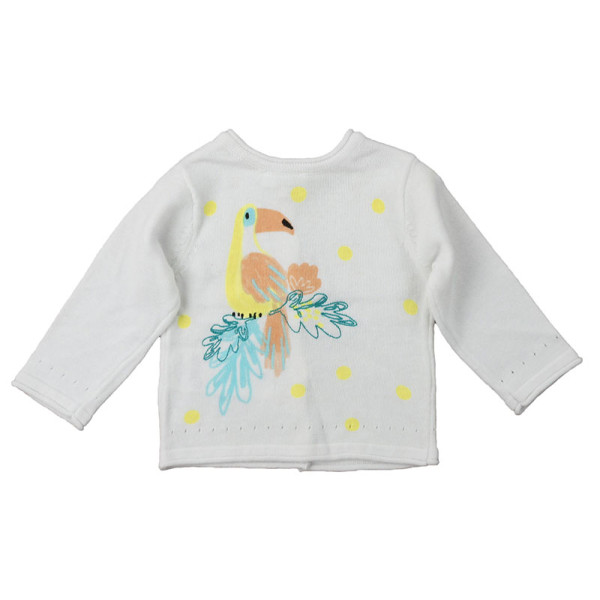 Weste - Grain de blé - 59 cm (3 Monate) – Secondhand-Babykleidung/-Kinderkleidung von Grain de blé – Les Ptits Potes