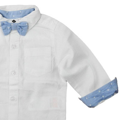 Hemd + Fliege - Grain de blé - 68 cm (6 Monate) – Secondhand-Babykleidung/-Kinderkleidung von Grain de blé – Les Ptits Potes