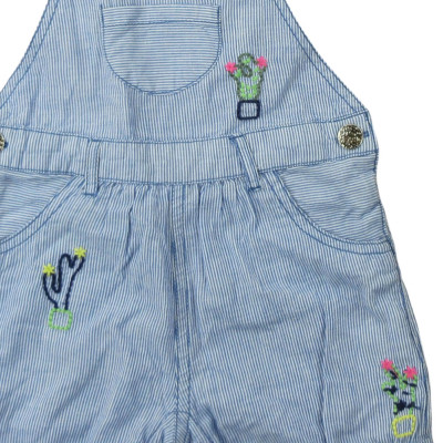 Kurze Latzhose - Grain de blé - 68 cm (6 Monate) – Secondhand-Babykleidung/-Kinderkleidung von Grain de blé – Les Ptits Potes