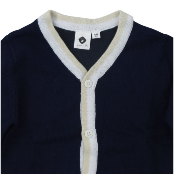 Vest - Grain de blé - 68 cm (6 maanden) – Tweedehands baby- en kinderkleding van Grain de blé – Les Ptits Potes