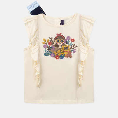 T-shirt met korte mouwen - Sergent Major - 110 cm (5 jaar) – Tweedehands baby- en kinderkleding van Sergent Major – Les Ptits