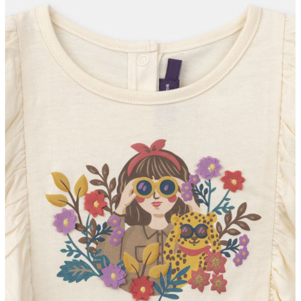 T-shirt met korte mouwen - Sergent Major - 110 cm (5 jaar) – Tweedehands baby- en kinderkleding van Sergent Major – Les Ptits