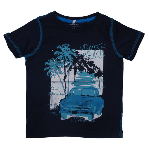 T-shirt met korte mouwen - Name it - 18-24 mois 92 cm – Tweedehands baby- en kinderkleding van Name it – Les Ptits Potes