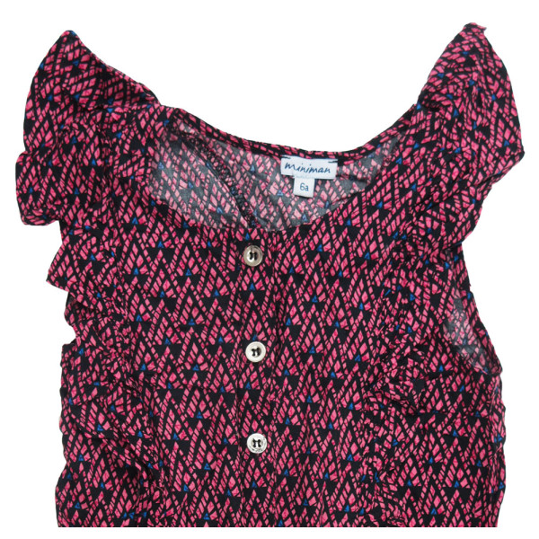 Langer Overall - Miniman - 116 cm (6 Jahre) – Secondhand-Babykleidung/-Kinderkleidung von Miniman – Les Ptits Potes