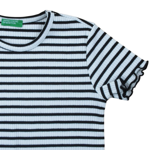 Kurzarmshirt - Benetton - 3-4 Jahre 100 cm – Secondhand-Babykleidung/-Kinderkleidung von Benetton – Les Ptits Potes
