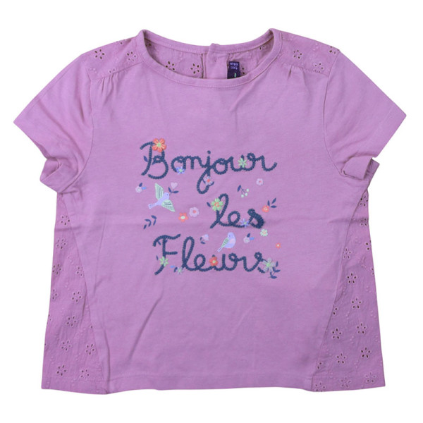 Kurzarmshirt - Sergent Major - 104 cm (4 Jahre) – Secondhand-Babykleidung/-Kinderkleidung von Sergent Major – Les Ptits Potes