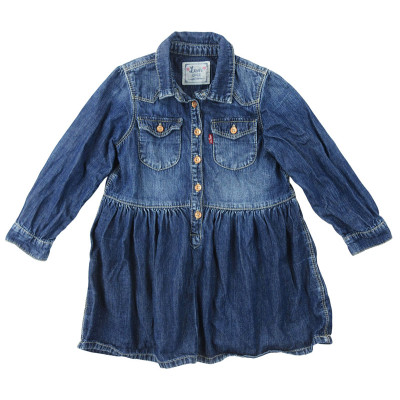 Robe en jean - LEVI'S - 2 ans – Vêtement d’occasion bébé/enfant Levi's – Les Ptits Potes