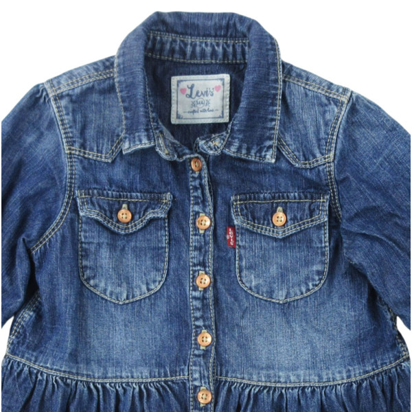 Kleid - Levi's - 2 Jahre – Secondhand-Babykleidung/-Kinderkleidung von Levi's – Les Ptits Potes