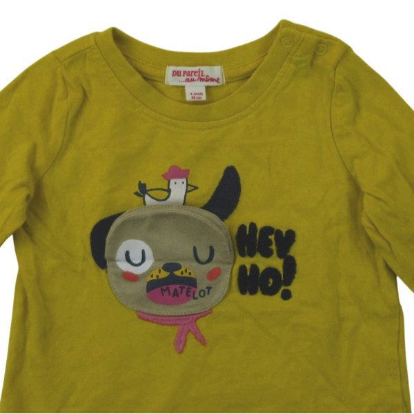 Langarmshirt - Dpam - 68 cm (6 Monate) – Secondhand-Babykleidung/-Kinderkleidung von Dpam – Les Ptits Potes