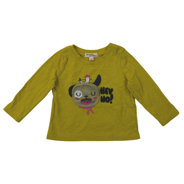 T-Shirt - DPAM - 6 mois (68) – Vêtement d’occasion bébé/enfant Dpam – Les Ptits Potes