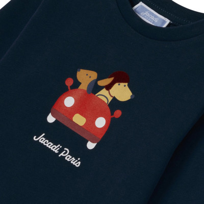 Langarmshirt - Jacadi - 74 cm (12 Monate) – Secondhand-Babykleidung/-Kinderkleidung von Jacadi – Les Ptits Potes