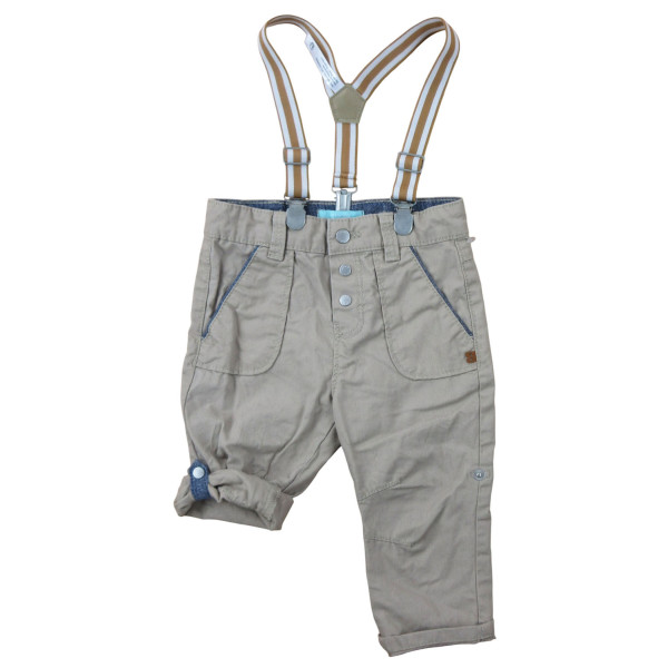 Pantalon convertible - OBAÏBI - 9 mois (71) – Vêtement d’occasion bébé/enfant Okaidi-Obaibi – Les Ptits Potes