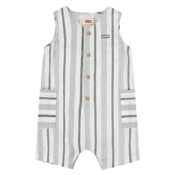 Combinaison en lin - LEVI'S - 9 mois (71) – Vêtement d’occasion bébé/enfant Levi's – Les Ptits Potes
