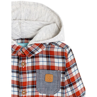 Overhemd met lange mouwen - Okaidi-Obaibi - 74 cm (12 maanden) – Tweedehands baby- en kinderkleding van Okaidi-Obaibi – Les P