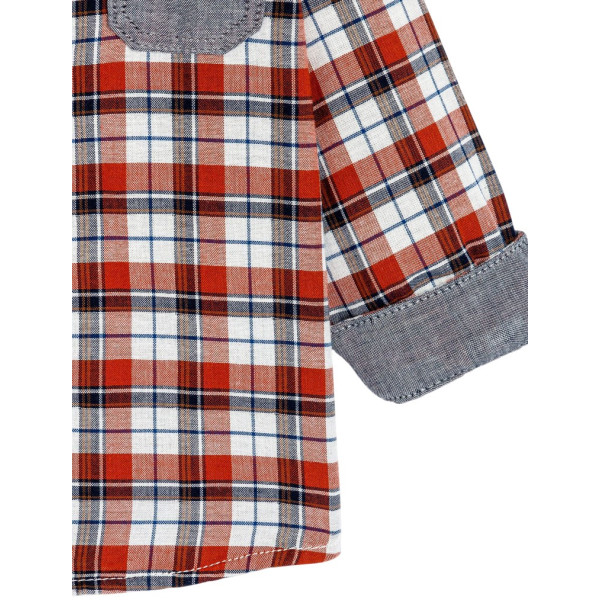 Overhemd met lange mouwen - Okaidi-Obaibi - 74 cm (12 maanden) – Tweedehands baby- en kinderkleding van Okaidi-Obaibi – Les P