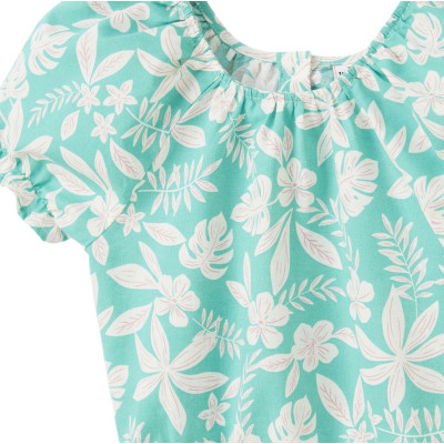 Blouse met korte mouwen - Tape à l'Oeil - 116 cm (6 jaar) – Tweedehands baby- en kinderkleding van Tape à l'Oeil – Les Ptits 