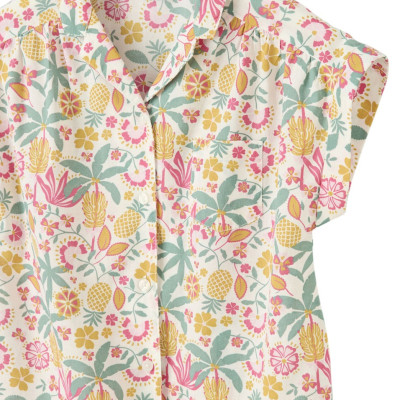Blouse met korte mouwen - Tape à l'Oeil - 116 cm (6 jaar) – Tweedehands baby- en kinderkleding van Tape à l'Oeil – Les Ptits 
