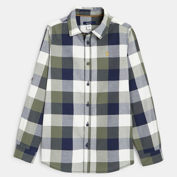 Chemise convertible - OKAÏDI - 4 ans (104) – Vêtement d’occasion bébé/enfant Okaidi-Obaibi – Les Ptits Potes