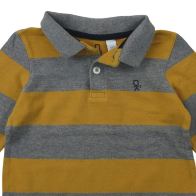 Langarmpoloshirt - Okaidi-Obaibi - 104 cm (4 Jahre) – Secondhand-Babykleidung/-Kinderkleidung von Okaidi-Obaibi – Les Ptits P