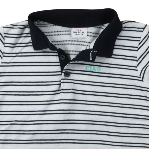 Kurzarmpoloshirt - Tape à l'Oeil - 104 cm (4 Jahre) – Secondhand-Babykleidung/-Kinderkleidung von Tape à l'Oeil – Les Ptits P