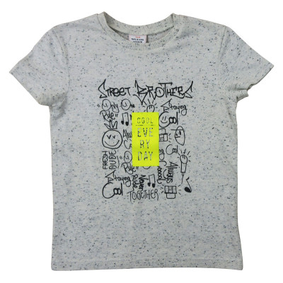 T-shirt met korte mouwen - Tape à l'Oeil - 104 cm (4 jaar) – Tweedehands baby- en kinderkleding van Tape à l'Oeil – Les Ptits