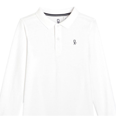 Langarmpoloshirt - Okaidi-Obaibi - 104 cm (4 Jahre) – Secondhand-Babykleidung/-Kinderkleidung von Okaidi-Obaibi – Les Ptits P