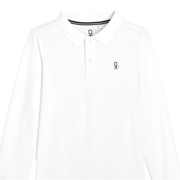 Langarmpoloshirt - Okaidi-Obaibi - 104 cm (4 Jahre) – Secondhand-Babykleidung/-Kinderkleidung von Okaidi-Obaibi – Les Ptits P