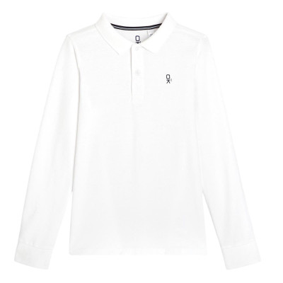 Polo met lange mouwen - Okaidi-Obaibi - 104 cm (4 jaar) – Tweedehands baby- en kinderkleding van Okaidi-Obaibi – Les Ptits Po