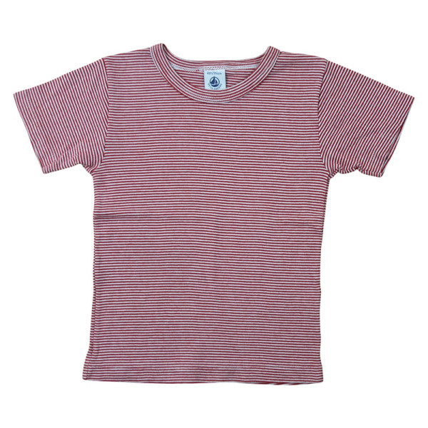 T-shirt met korte mouwen - Petit bateau - 104 cm (4 jaar) – Tweedehands baby- en kinderkleding van Petit bateau – Les Ptits P