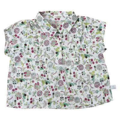 Bluse mit kurzen Ärmeln - Filou & Friends - 68 cm (6 Monate)