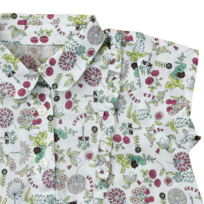 Bluse mit kurzen Ärmeln - Filou & Friends - 68 cm (6 Monate) – Secondhand-Babykleidung/-Kinderkleidung von Filou & Friends – 