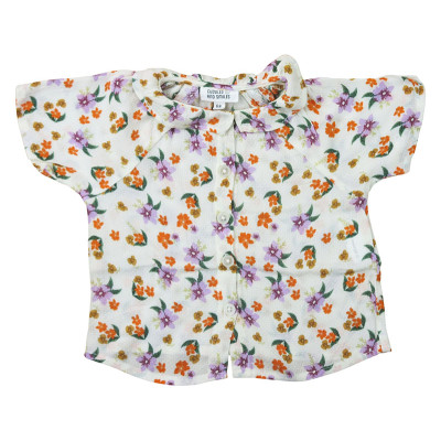 Blouse - CUDDLES & SMILES - 6 mois (68) – Vêtement d’occasion bébé/enfant Cuddles and Smiles – Les Ptits Potes