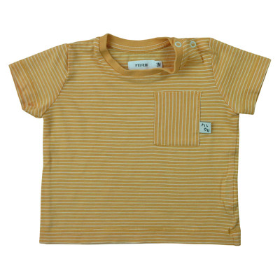 T-Shirt - P'TIT FILOU - 3 mois – Vêtement d’occasion bébé/enfant Filou & Friends – Les Ptits Potes