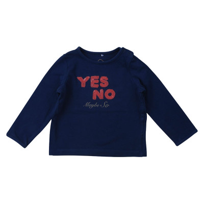 T-shirt met lange mouwen - JBC - 68 cm (6 maanden) – Tweedehands baby- en kinderkleding van JBC – Les Ptits Potes