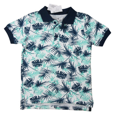 Polo met korte mouwen - BILLIE & KENNY - 116 cm (6 jaar) – Tweedehands baby- en kinderkleding van  – Les Ptits Potes