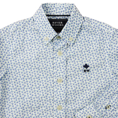 Hemd mit langen Ärmeln - River Woods - 104 cm (4 Jahre) – Secondhand-Babykleidung/-Kinderkleidung von River Woods – Les Ptits