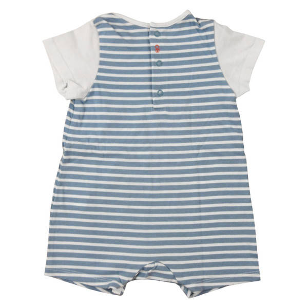 Combi-courte - OBAÏBI - 6 mois (68) – Vêtement d’occasion bébé/enfant Okaidi-Obaibi – Les Ptits Potes