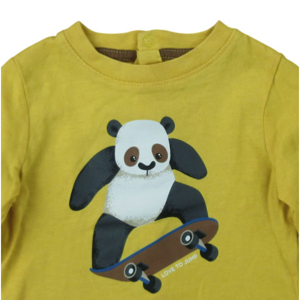 T-Shirt - OBAÏBI - 1 mois (53) – Vêtement d’occasion bébé/enfant Okaidi-Obaibi – Les Ptits Potes