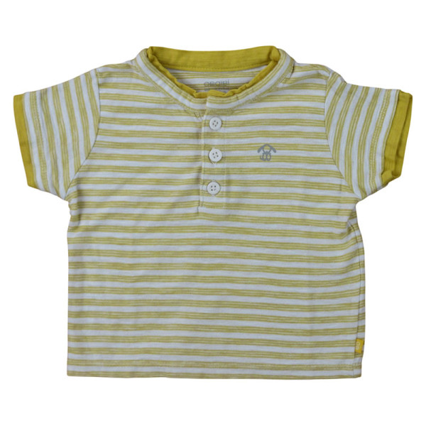T-Shirt - OBAÏBI - 3 mois (59) – Vêtement d’occasion bébé/enfant Okaidi-Obaibi – Les Ptits Potes