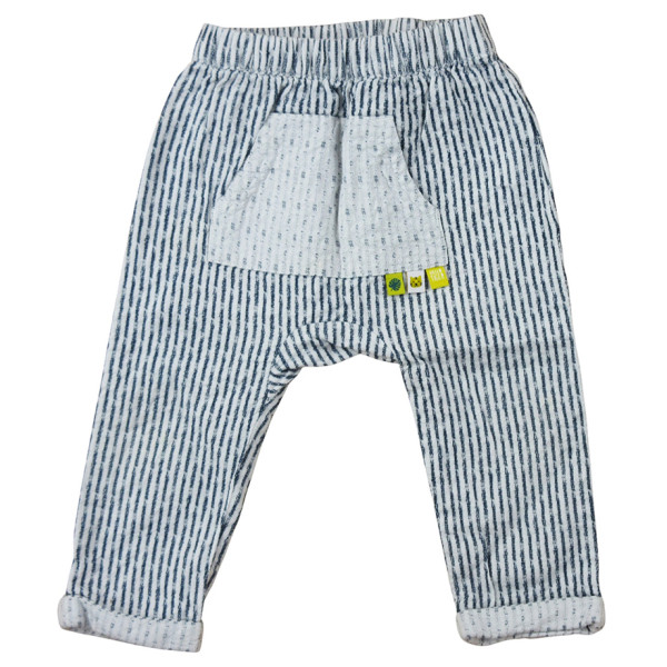 Pantalon léger sarouel - 12 mois (74) – Vêtement d’occasion bébé/enfant  – Les Ptits Potes
