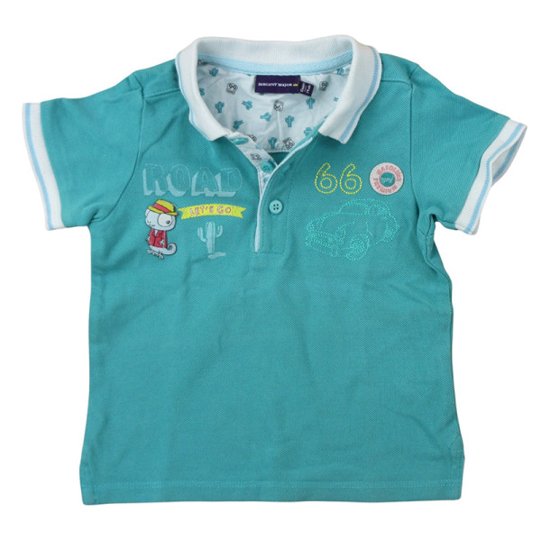 Polo met korte mouwen - Sergent Major - 74 cm (12 maanden) – Tweedehands baby- en kinderkleding van Sergent Major – Les Ptits