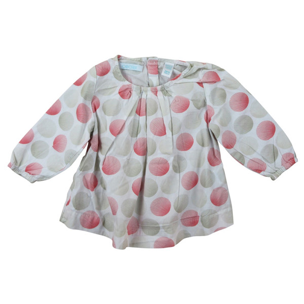 Tunika - Okaidi-Obaibi - 68 cm (6 Monate) – Secondhand-Babykleidung/-Kinderkleidung von Okaidi-Obaibi – Les Ptits Potes