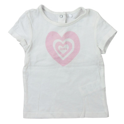T-shirt met korte mouwen - 60 cm (3 maanden) – Tweedehands baby- en kinderkleding van  – Les Ptits Potes