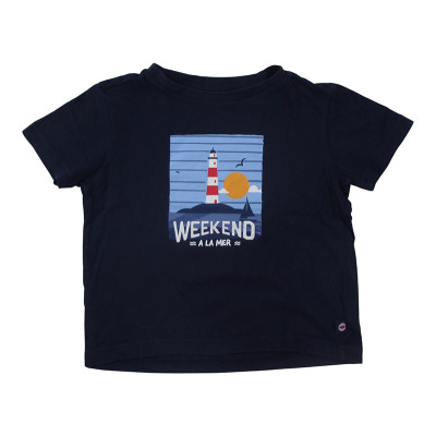Kurzarmshirt - Week-end à la mer - 4 Jahre
