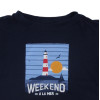 T-Shirt - WEEKEND A LA MER - 4 ans – Vêtement d’occasion bébé/enfant Week-end à la mer – Les Ptits Potes