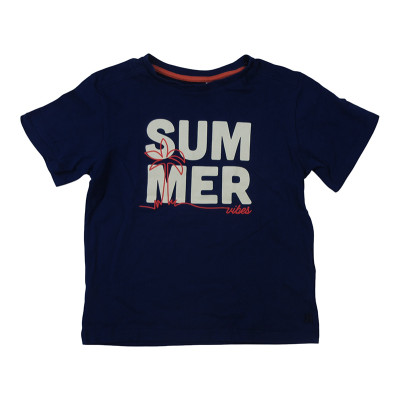 T-shirt met korte mouwen - Okaidi-Obaibi - 110 cm (5 jaar) – Tweedehands baby- en kinderkleding van Okaidi-Obaibi – Les Ptits